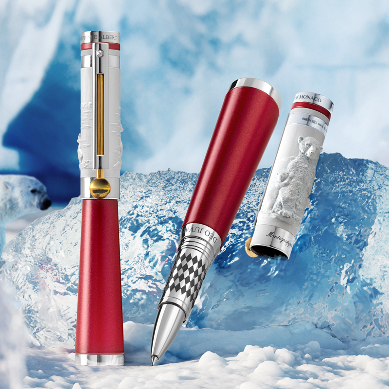 Мишки на льдине: ручка-роллер Montegrappa Prince Albert II of Monaco Life
