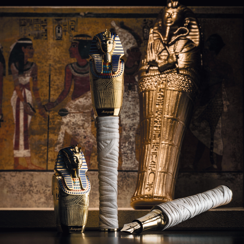 Сокровища Древнего Египта: ручки Montegrappa в форме Тутанхамона