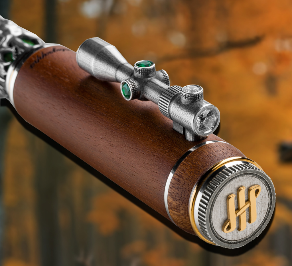 Клип ручек выполнен в виде оптического прицела