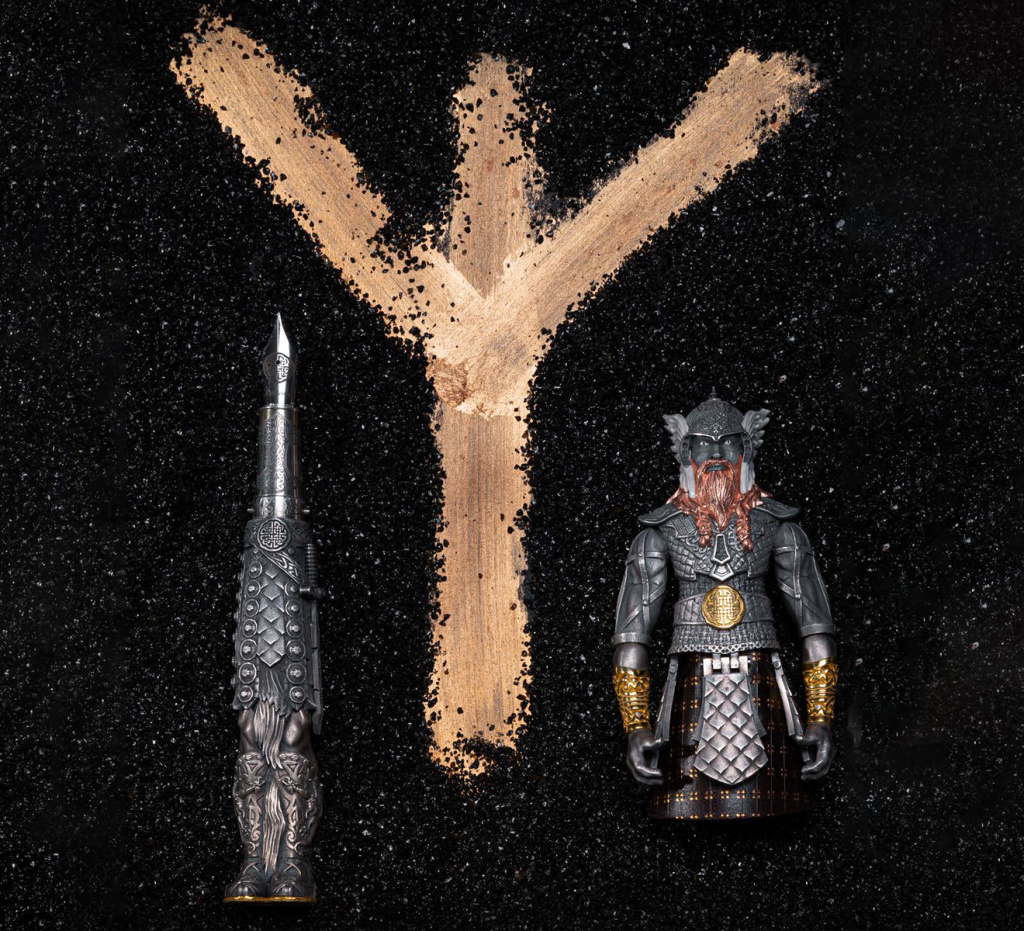 Набор Montegrappa Viking: перьевая ручка, система заправки и нож для бумаг