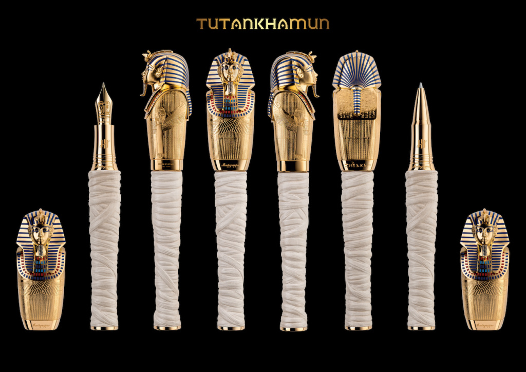 Ручка-роллер и перьевая ручка Montegrappa Tutankhamun